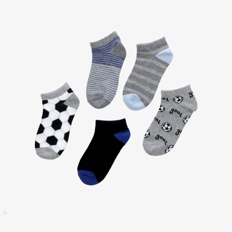 Vielseitiges Set bunter Sneaker-Socken mit verschiedenen Designs für hohen Tragekomfort und Alltagstauglichkeit
