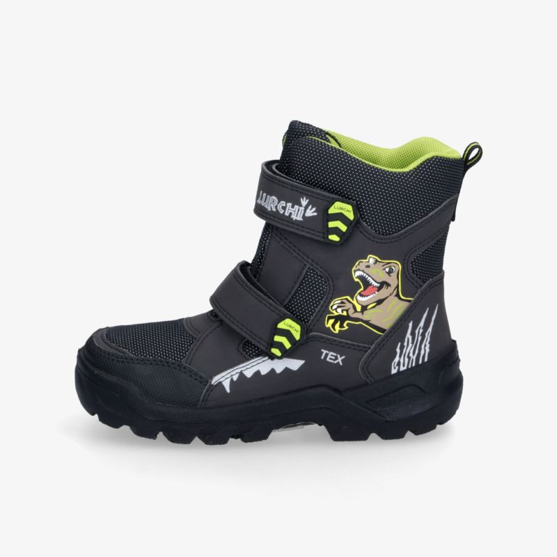 Robuster, wasserdichter Kinder-Winterschuh mit warmem Futter und rutschfester Profilsohle für sicheren Halt