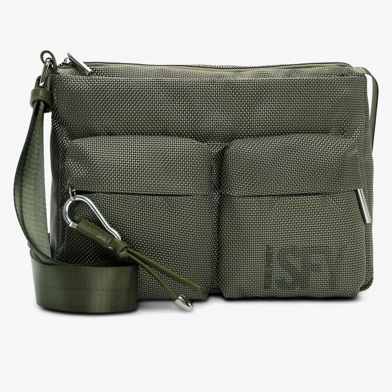 Stylische Tasche mit vielen Fächern und verstellbarem Riemen, perfekt für den Alltag.