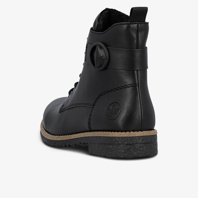 Robuster Schuh aus hochwertigem Leder mit stabiler Sohle und elegantem Design, Seitenansicht