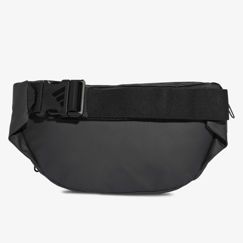 Robuste und geräumige schwarze Gürteltasche mit verstellbarem Gurt und modernem Design