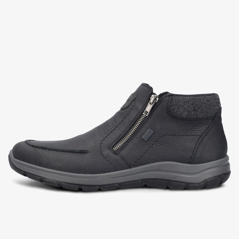 Komfortabler leichter Schuh mit seitlichem Reißverschluss und rutschfester Sohle für bequemen Alltag