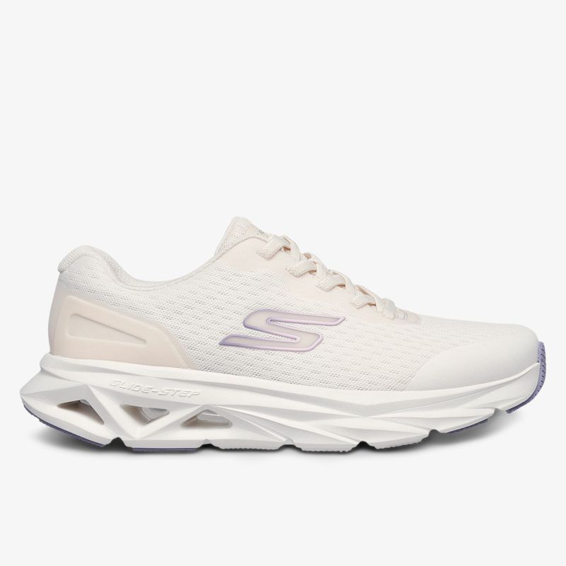 Weißer Sneaker mit innovativer Sohle und schlichtem Design, ideal für lässiges und sportliches Styling