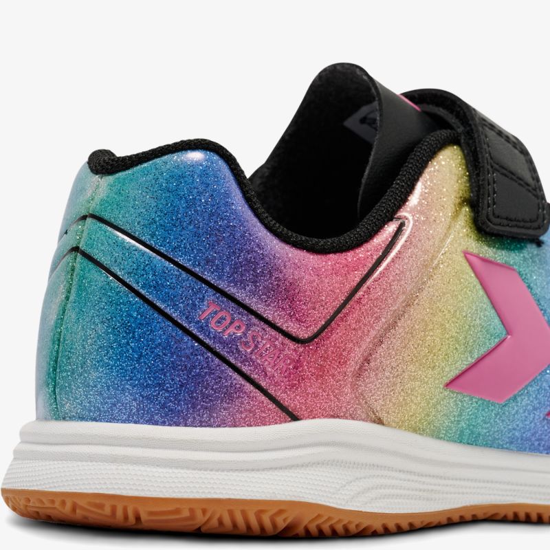 Sportlicher bunter Sneaker mit stabilem Klettverschluss und rutschfester Sohle für optimalen Halt