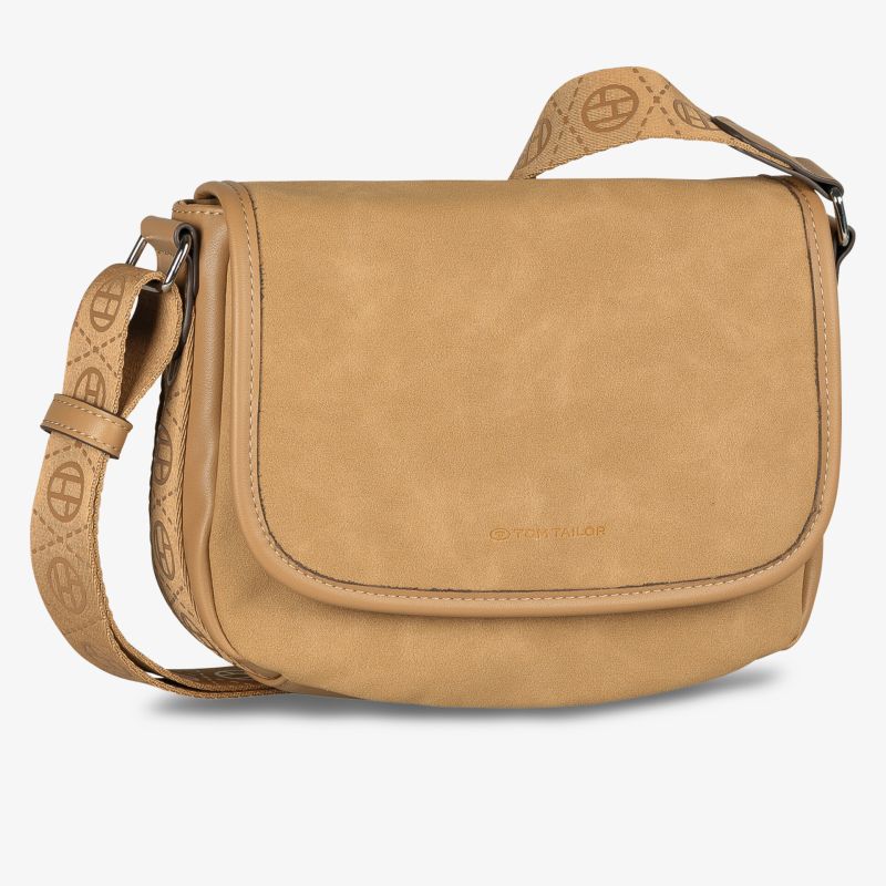 Stilvolle kompakte Umhängetasche mit verstellbarem Riemen, weichem Material und praktischer Klappe für den Alltag