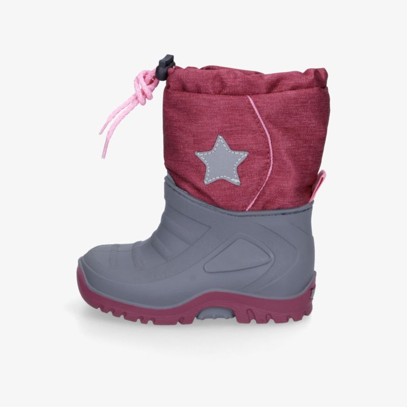 Robuster Winterstiefel mit warmem Schaft und wasserdichtem, rutschfestem Außenmaterial für kalte Tage