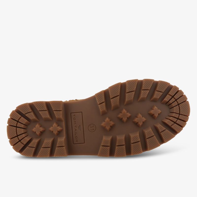 Rutschfeste, robuste Gummisohle mit tiefem Profil für besten Grip und hohe Strapazierfähigkeit