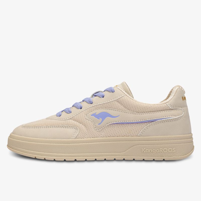Bequemer leichter Sneaker in neutralem Farbton mit atmungsaktivem Material und rutschfester Sohle