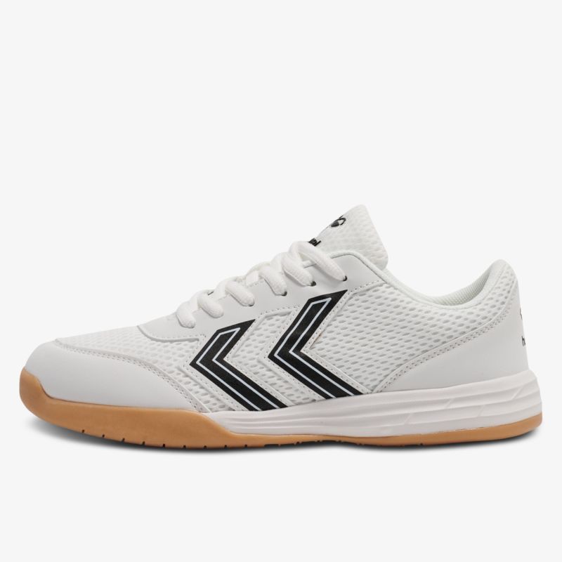 Leichter und atmungsaktiver Sportschuh mit flexibler rutschfester Sohle und modernem Design in weiß