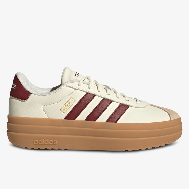 Leichter Sneaker mit brauner Sohle und modischen Streifen für hohen Tragekomfort und sportlichen Look
