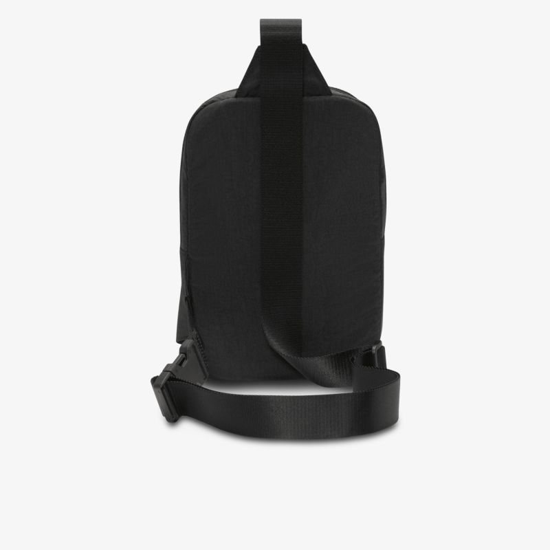 Moderne schwarze Tasche mit verstellbarem Gurt aus robustem Material für vielseitige Anwendungen.