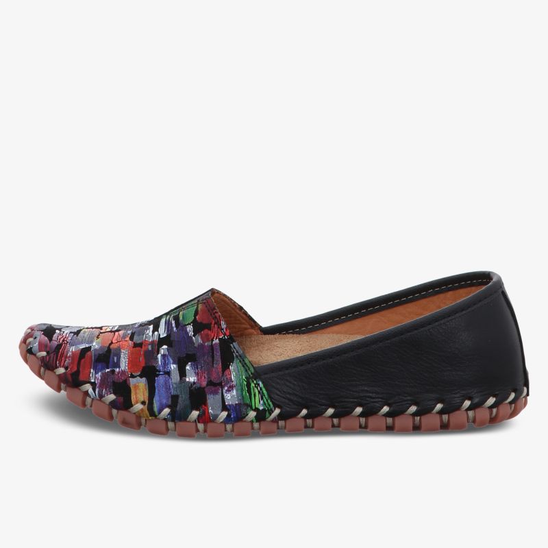 Bunte, modische Slip-On-Schuhe mit bequemer Passform perfekt für alltäglichen Komfort.