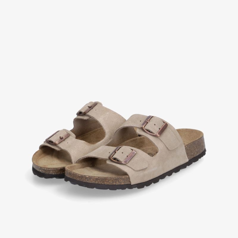 Bequeme Hausschuhe mit verstellbaren Riemen, weichem Fußbett und rutschfester Sohle für maximalen Tragekomfort