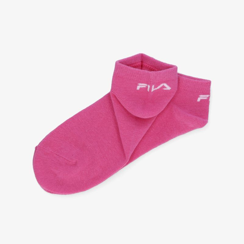 Bequeme pinke FILA Sportsocken aus elastischem Material, atmungsaktiv und weich für hohen Tragekomfort