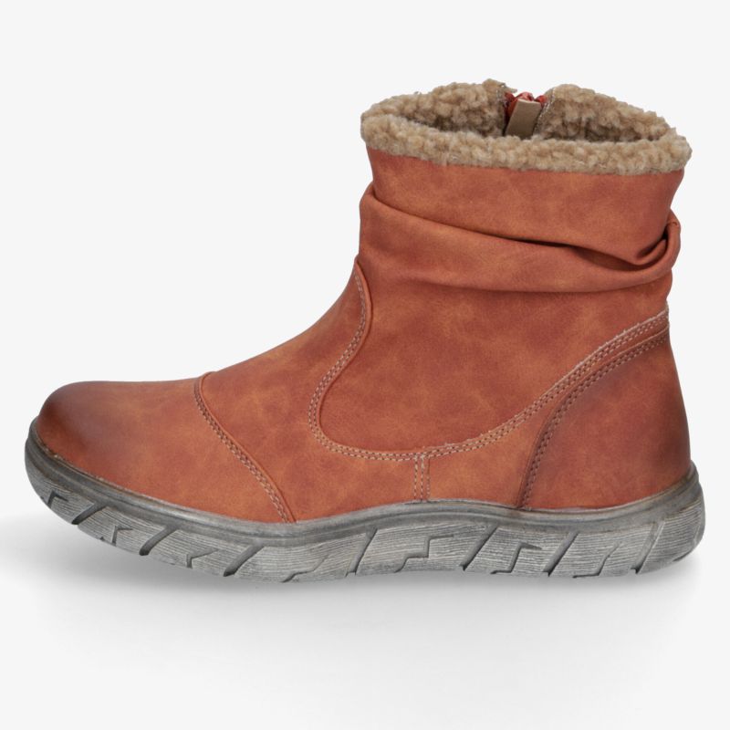 Robuster Winterstiefel mit weichem Innenfutter und rutschfester flexibler Sohle, komfortabel für kalte Tage