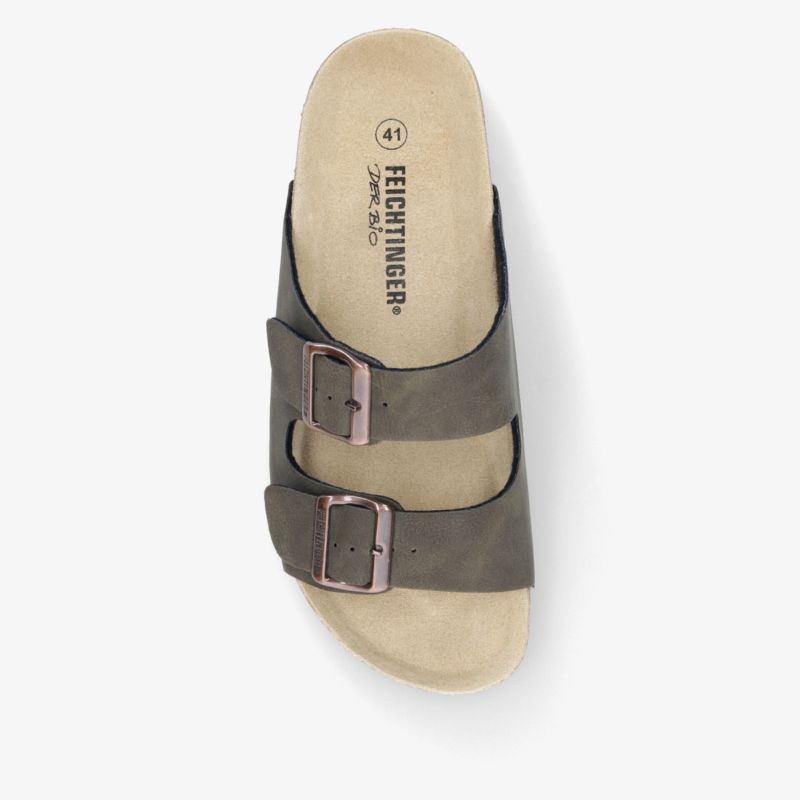 Bequemer Slide mit verstellbaren Schnallen und gepolsterter Innensohle für komfortablen Tragekomfort
