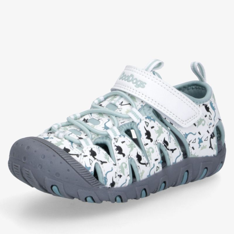 Sportliche Kindersandale mit flexiblem, rutschfestem Profil und verstellbarem Klettverschluss für optimalen Sitz