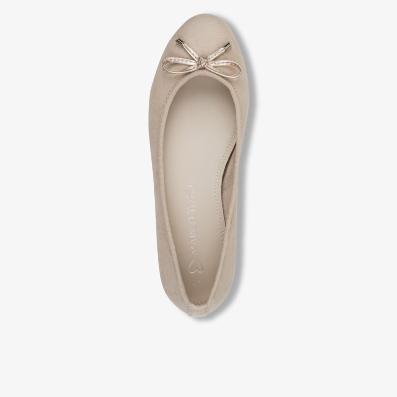 Eleganter Ballerina mit Schleifendetail, komfortabel und weich, perfekte Passform