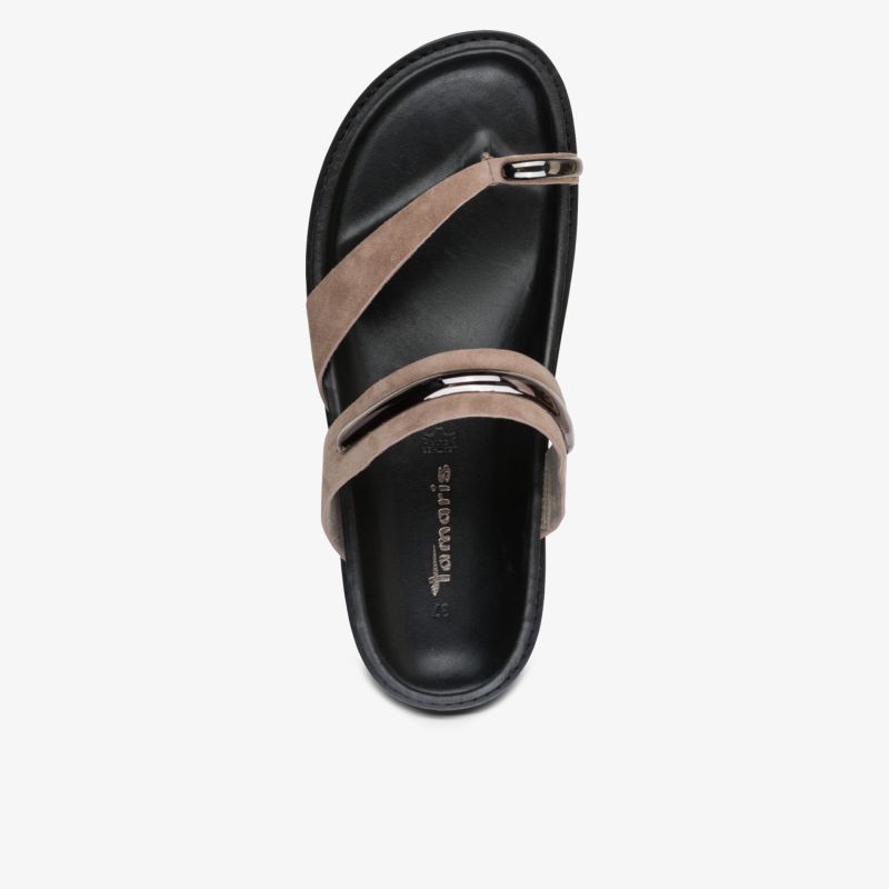 Bequeme Sandale mit zwei verstellbaren Riemen und gepolsterter Innensohle für angenehmes Tragegefühl