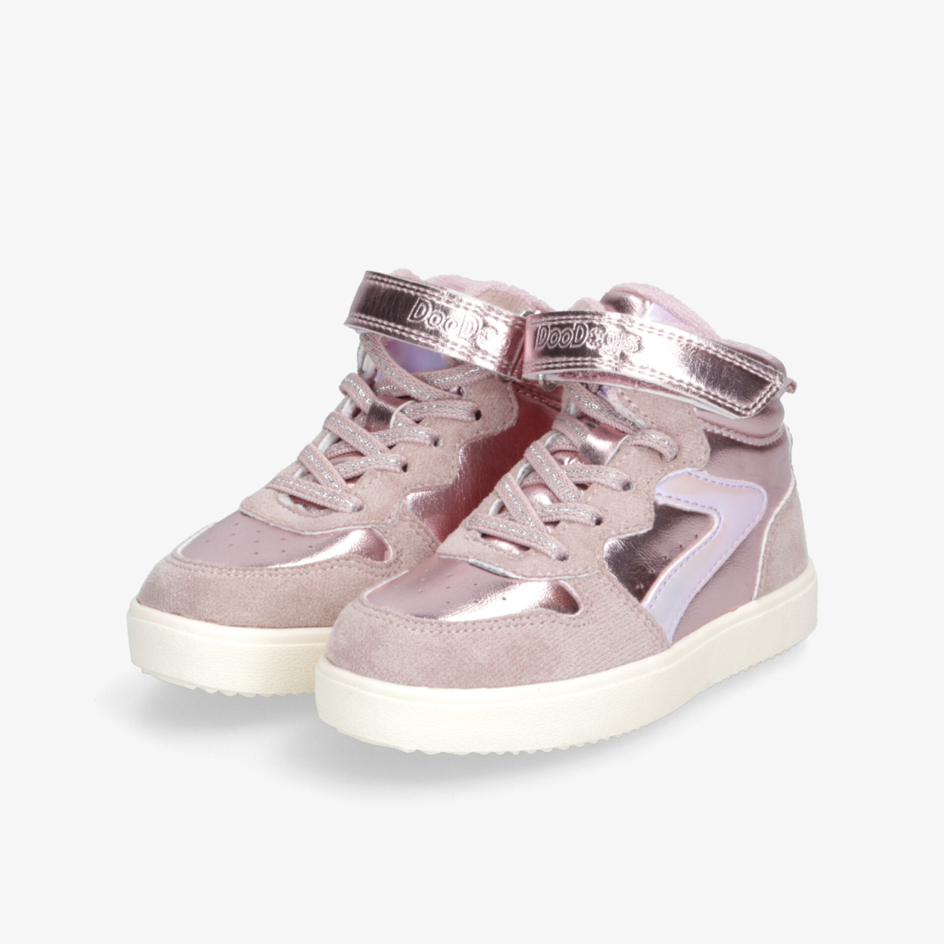 Stylische pinke Sneaker mit metallic Details und komfortabler Passform für modische Looks und optimalen Halt.