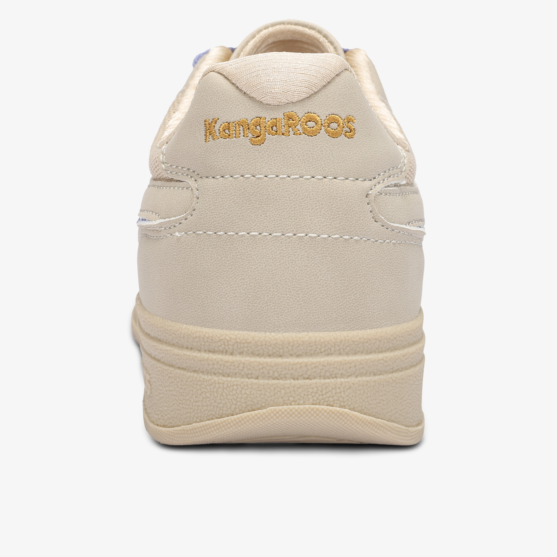 KangaROOS Sneaker in heller Farbe mit gepolstertem Schaft und robustem Design aus Rückansicht