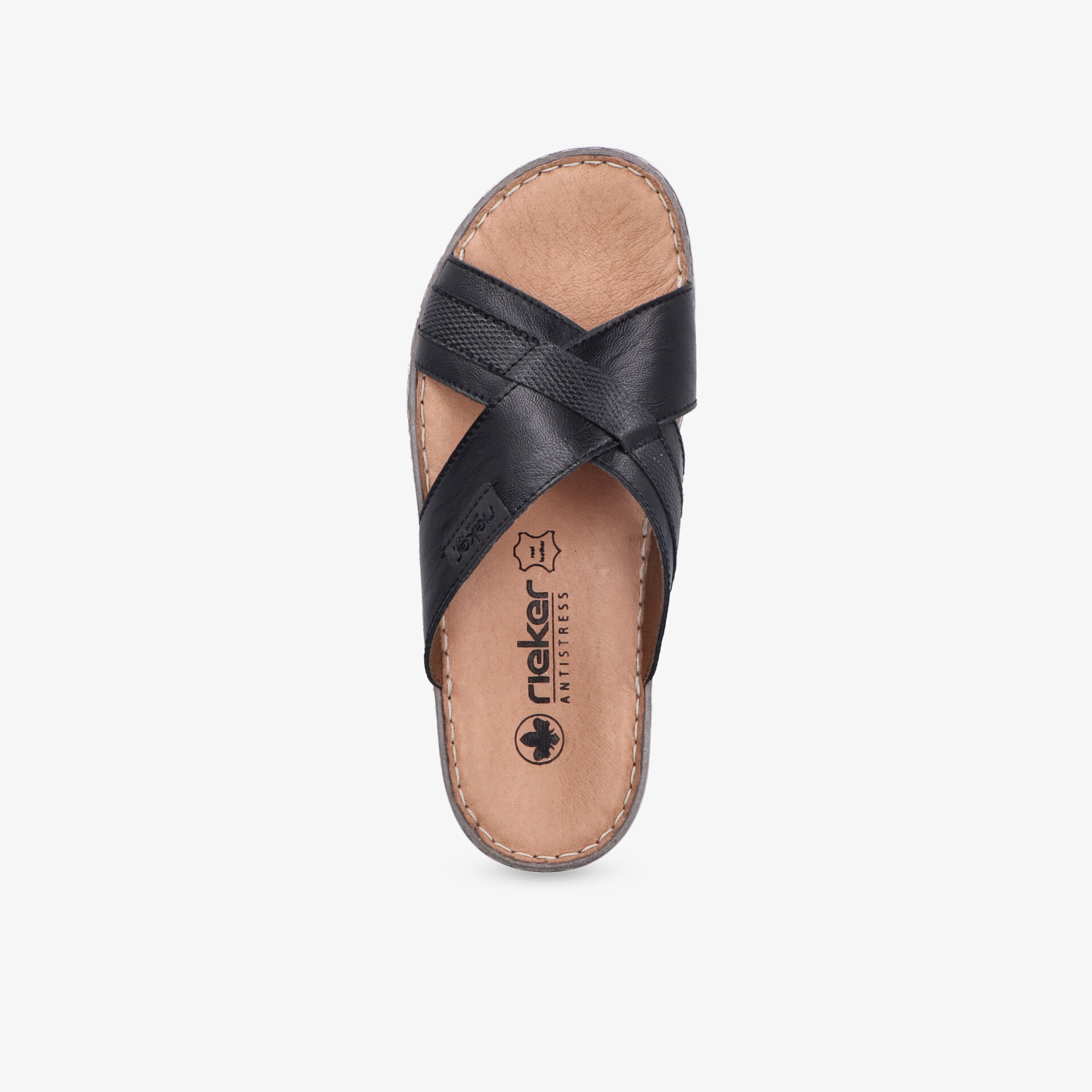 Schwarzer Leder-Slipper mit weicher Polsterung und klassischer Form für hohen Tragekomfort und langlebige Qualität