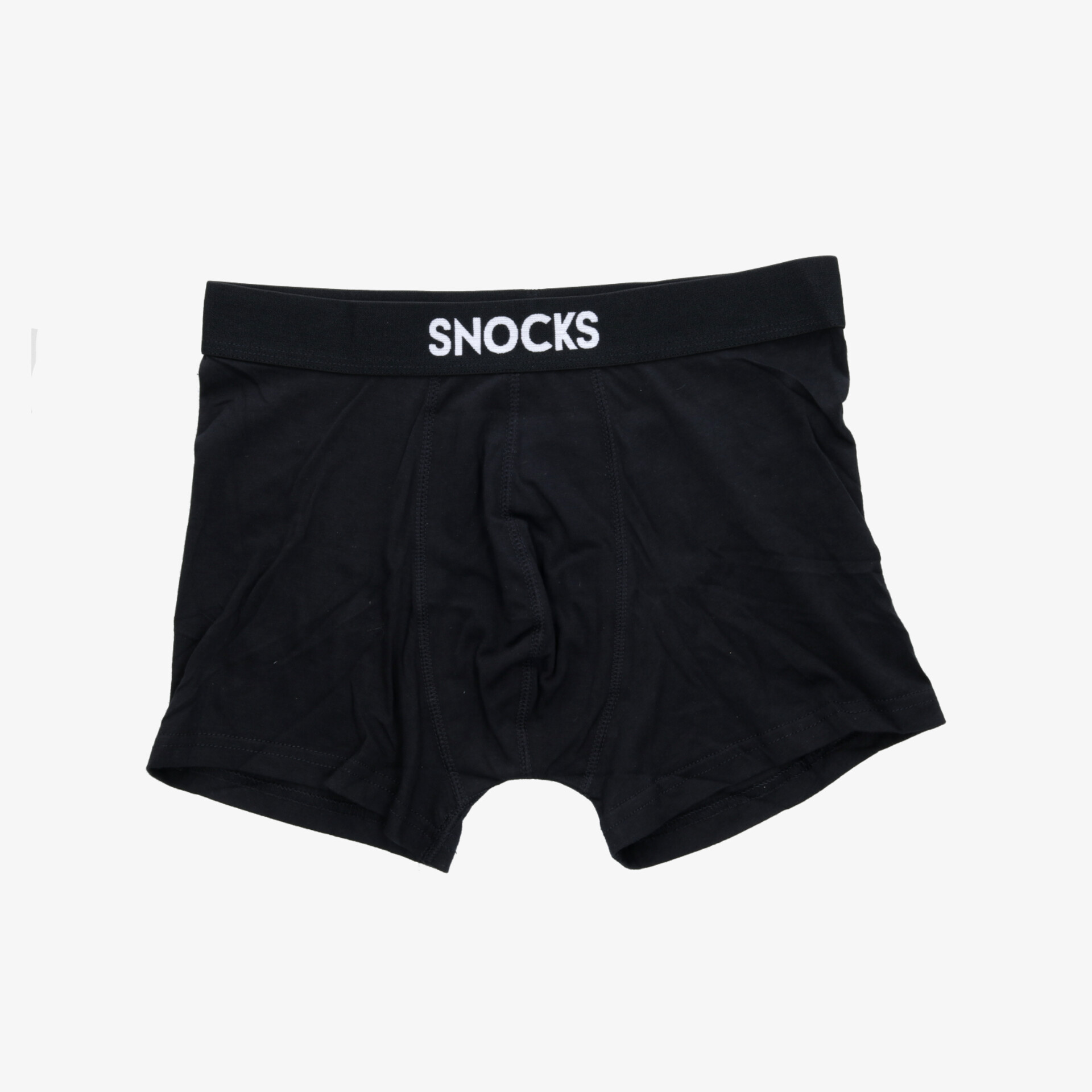 Schwarze Boxershorts mit elastischem Bund und modernem Design, ideal für Komfort und stilvolle Passform.