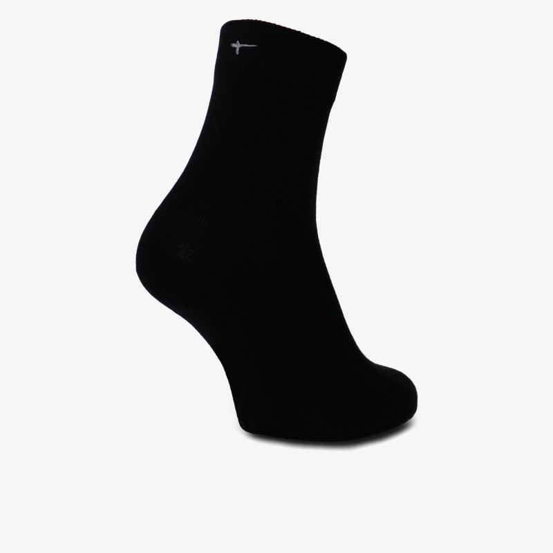 Schwarze Socken mit elastischer Passform und hoher Qualität, ideal für Komfort und Strapazierfähigkeit.