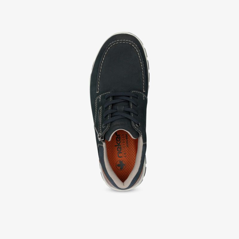Schwarzer Schnürschuh in hochwertiger Verarbeitung und elegantem Design, bequem und robust