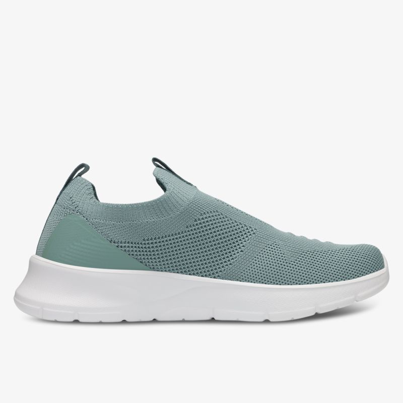 Leichter, atmungsaktiver Strickslipper mit flexibler rutschfester Sohle und sportlichem Design