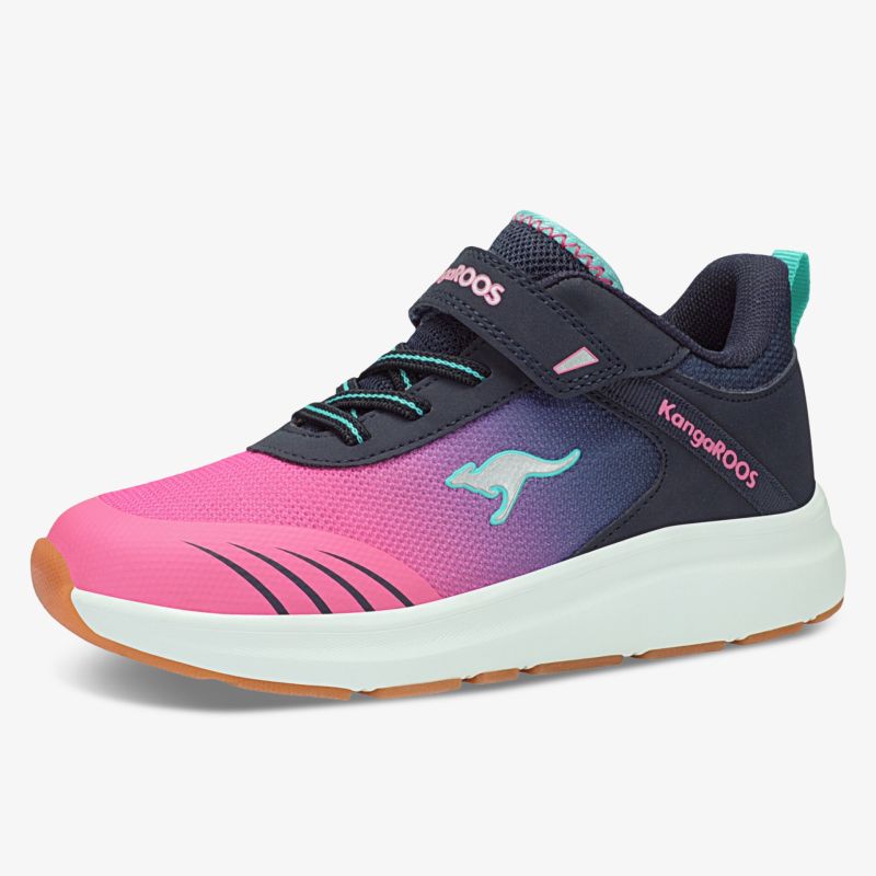 Sportlicher, atmungsaktiver Schuh mit bequemer Passform und rutschfester Sohle in buntem Design