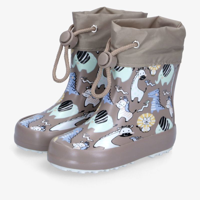 Wasserdichte, robuste Gummistiefel mit rutschfester Sohle und einfachem Verschluss für sicheren Halt