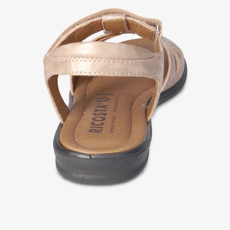 Bequemer Sandalen-Riemchenschuh mit verstellbarem Klettverschluss und gepolstertem Fußbett für hohen Tragekomfort