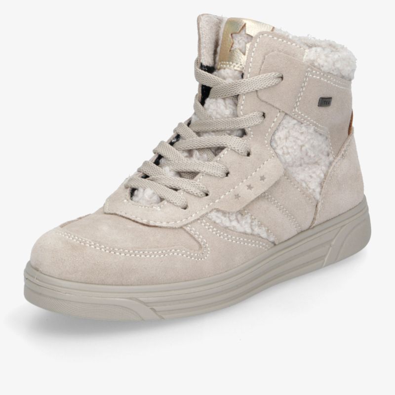 Stilvoller, warmer High-Top-Sneaker mit Schnürung und weicher Innenausstattung für optimalen Komfort im Alltag.