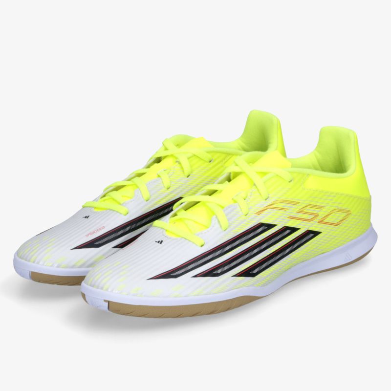 Leichtes Paar Sportschuhe in Neon-Gelb und Weiß mit rutschfester Sohle und bequemer Passform für optimalen Komfort