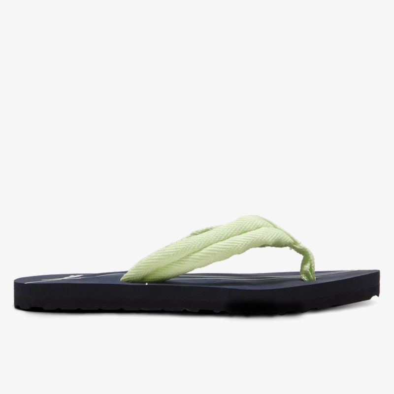 Bequemer leichter Flip Flop mit weichem Zehensteg und rutschfester schwarzer Sohle