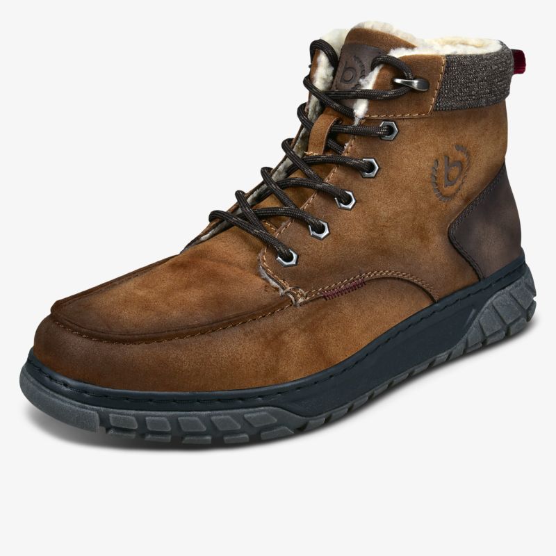Robuster wasserdichter Outdoor-Schuh mit warmem Innenfutter und rutschfester Sohle für sicheren Halt