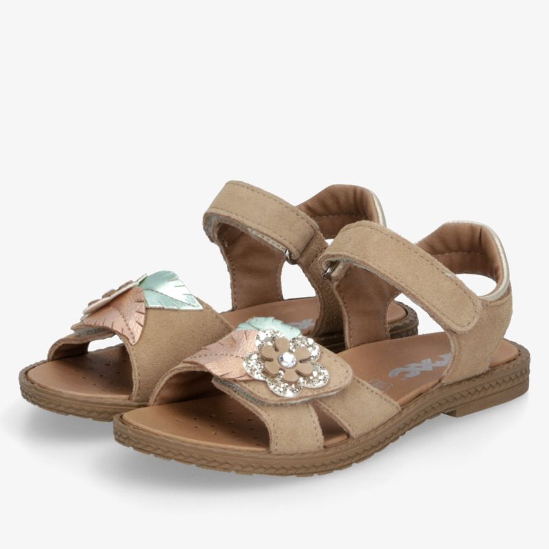 Bequeme Sandalen mit verstellbaren Riemen, weichem Material und eleganter Strassverzierung für optimalen Tragekomfort.