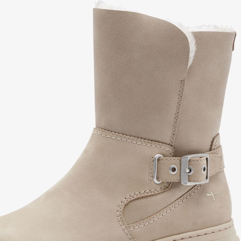 Warmer Winterstiefel mit weichem Innenfutter, verstellbarem Riemen und robustem Komfort