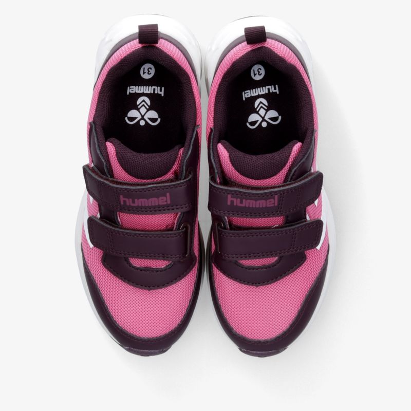 Leichte Sportschuhe in Pink und Schwarz als Paar mit rutschfester Sohle und bequemer Passform