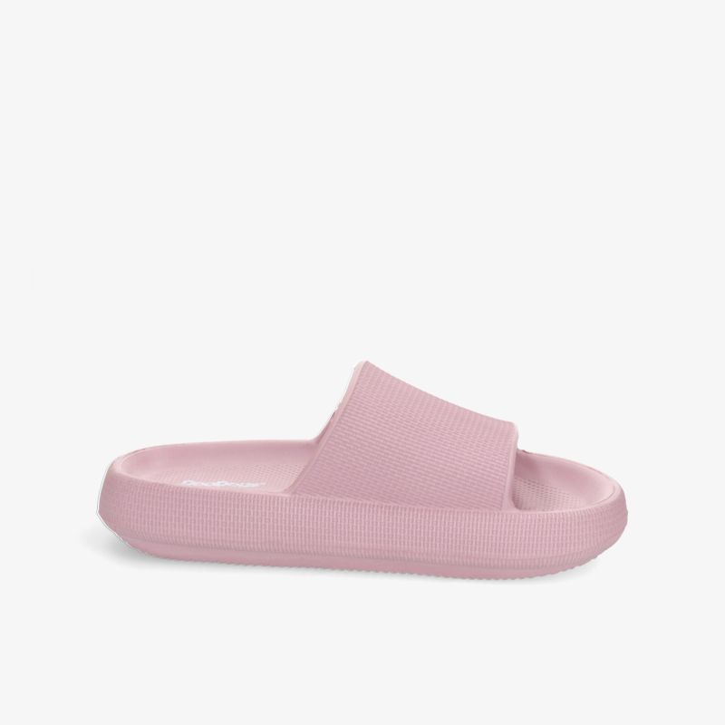 Leichte und bequeme rosa Badepantolette mit weicher Polsterung und rutschfester Sohle, ideal für den Alltag