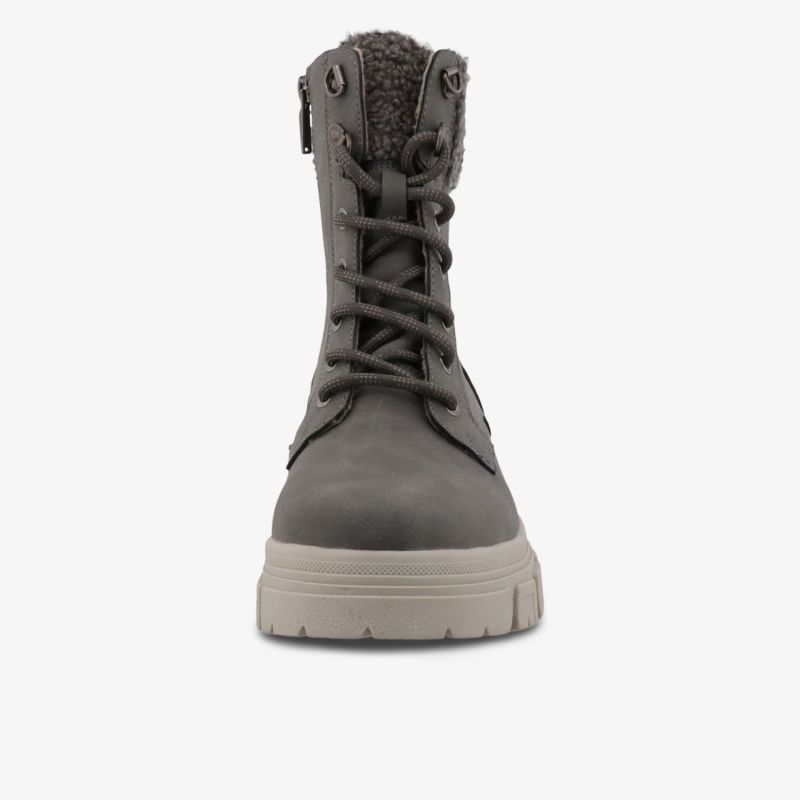 robuster Schnürstiefel mit hoher Schnürung und rutschfester Sohle, bequem und strapazierfähig