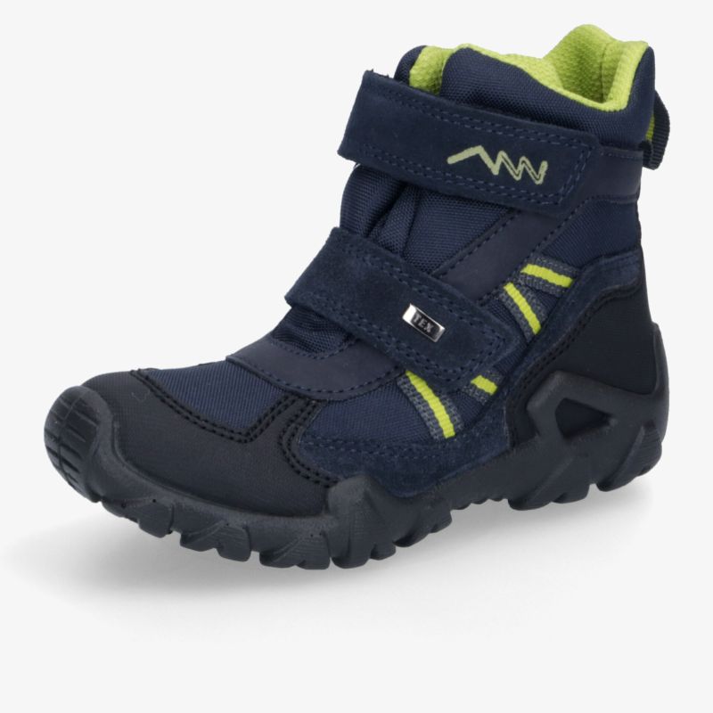 Robuster Outdoor-Winterstiefel mit hohem Schaft, wasserdichtem Material und rutschfester Sohle für sicheren Halt