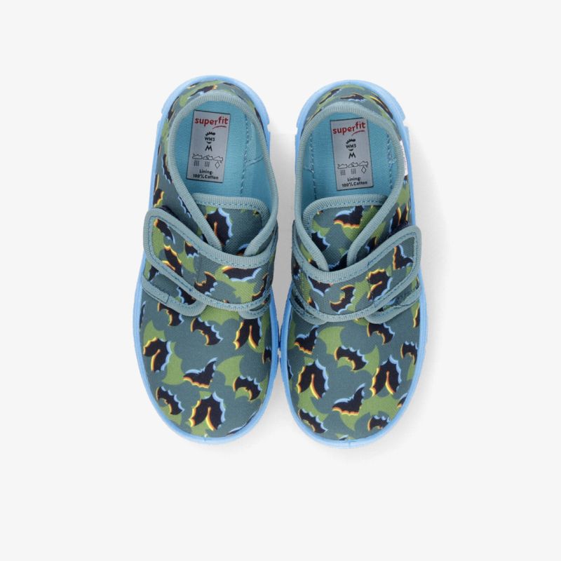 Bunte Schuhe mit Pinguin Muster, bequeme Passform, flexible Sohle und atmungsaktives Obermaterial, Draufsicht