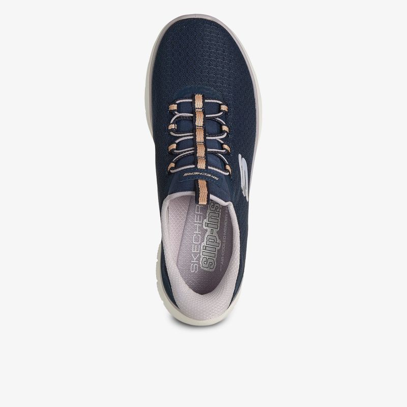 Moderner blauer Sneaker mit Schnürung und bequemer Passform.