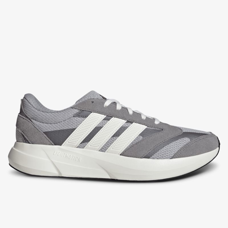 Leichter, sportlicher grauer Sneaker mit atmungsaktivem Material und modernem Design