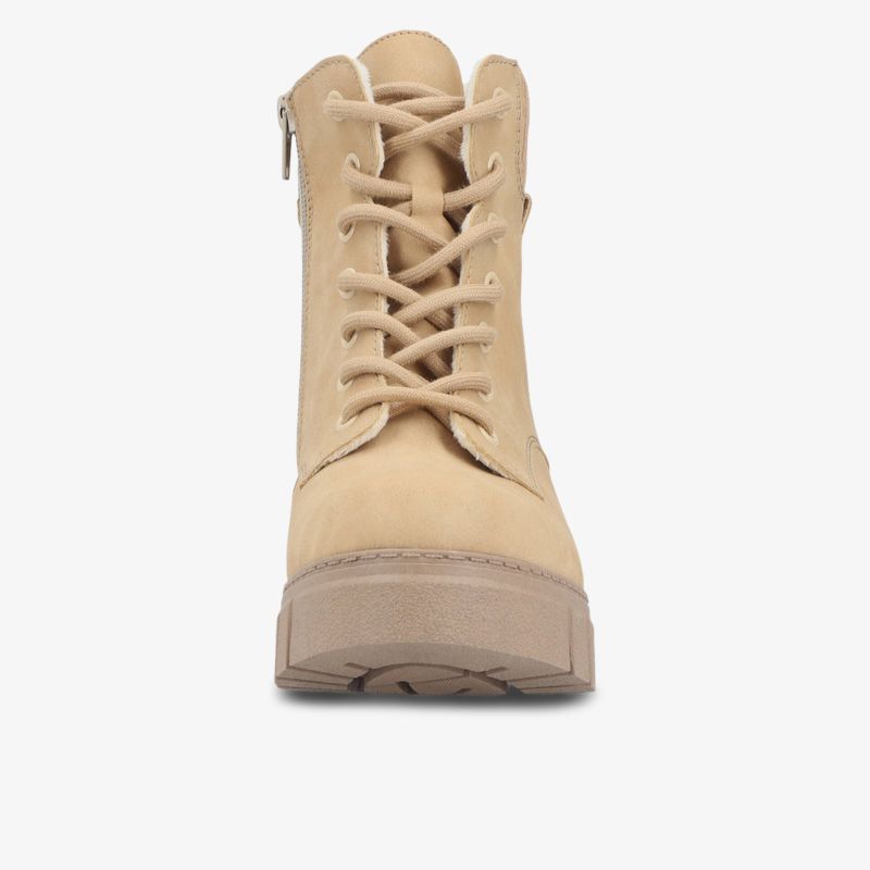 Bequemer Schnürstiefel mit rutschfester Sohle und robustem Material, perfekt für sicheren Halt