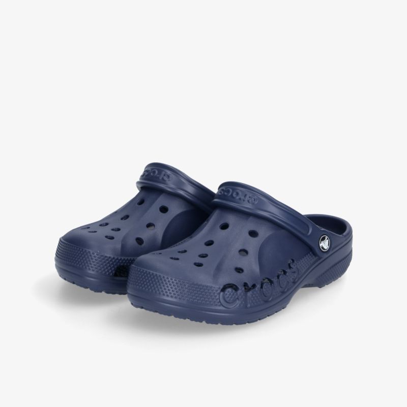 Bequeme, robuste blaue Schlupfschuhe mit atmungsaktiven Löchern und rutschfester Sohle, ideal für Alltag