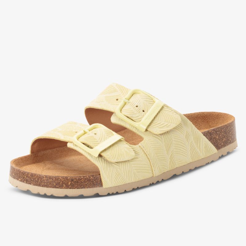 Bequeme Sandale mit zwei verstellbaren Schnallen und weichem Fußbett, perfekte leichte Sommerschuhlösung