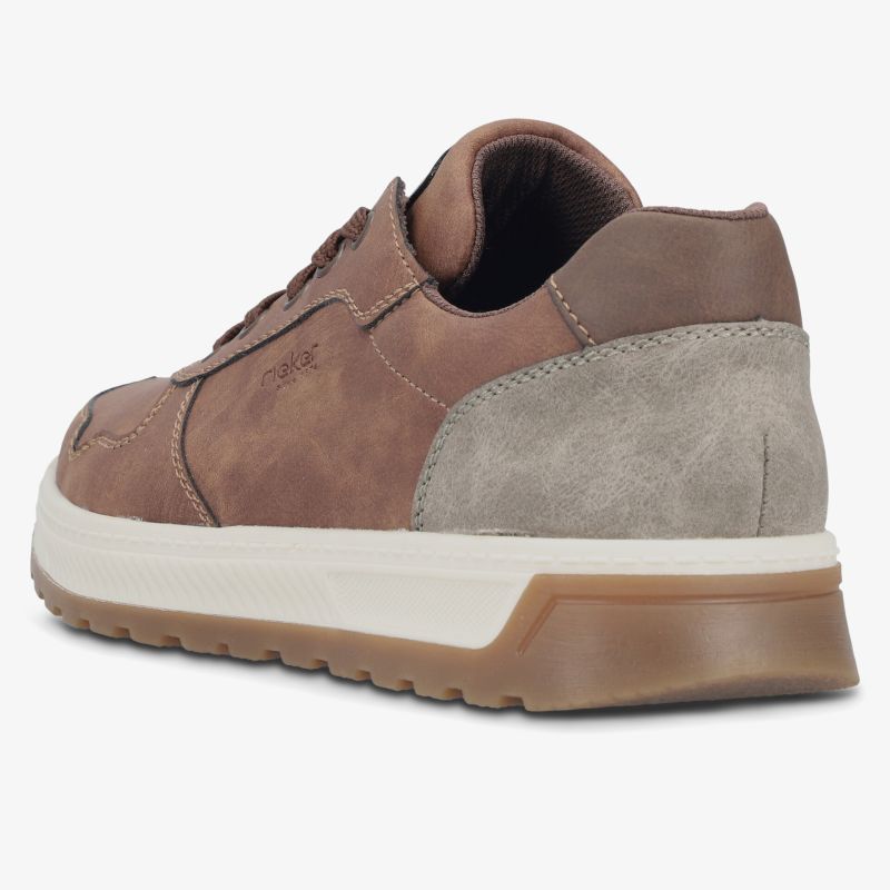 Bequeme und robuste Sneaker mit rutschfester Sohle und stilvollem Design in Erdtönen.